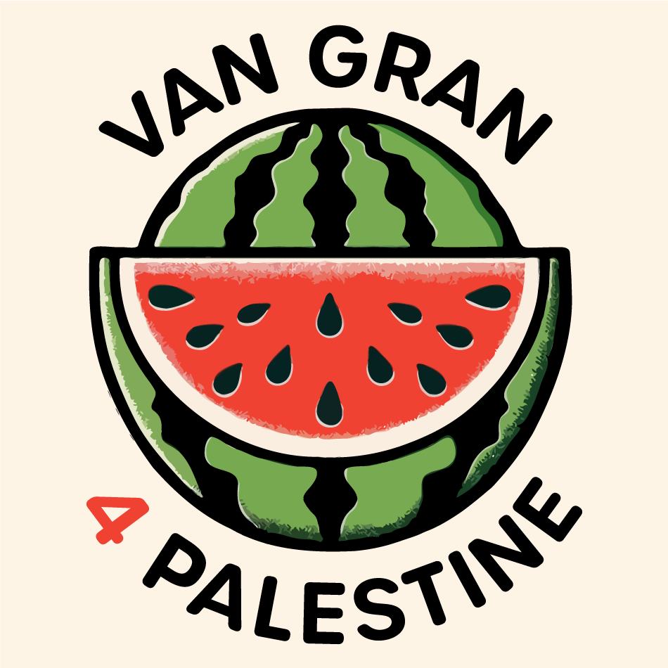 Logo of Van Gran 4 Pal showing a green, red, and black watermelon. 