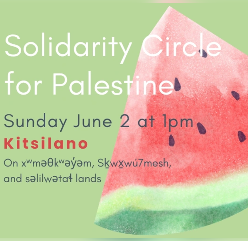 A poster advertising a workshop for Palestine in practice